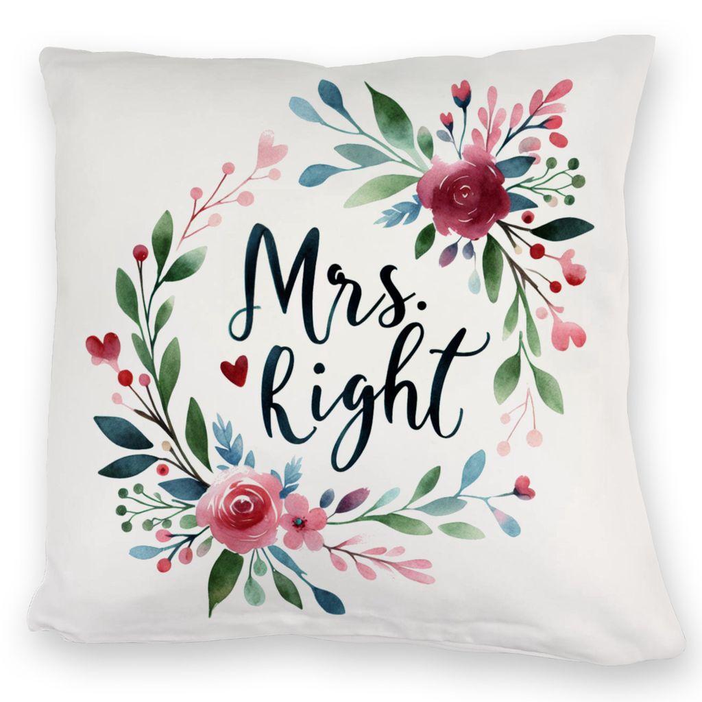 Mrs Right Kuschelkissen