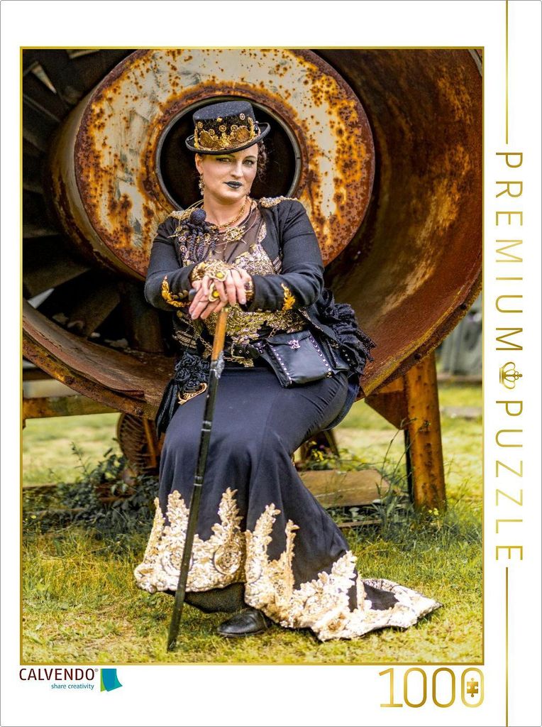 CALVENDO Puzzle Die goldene Königin | 1000 Teile Lege-Größe 64x48cm Foto-Puzzle für glückliche Stunden
