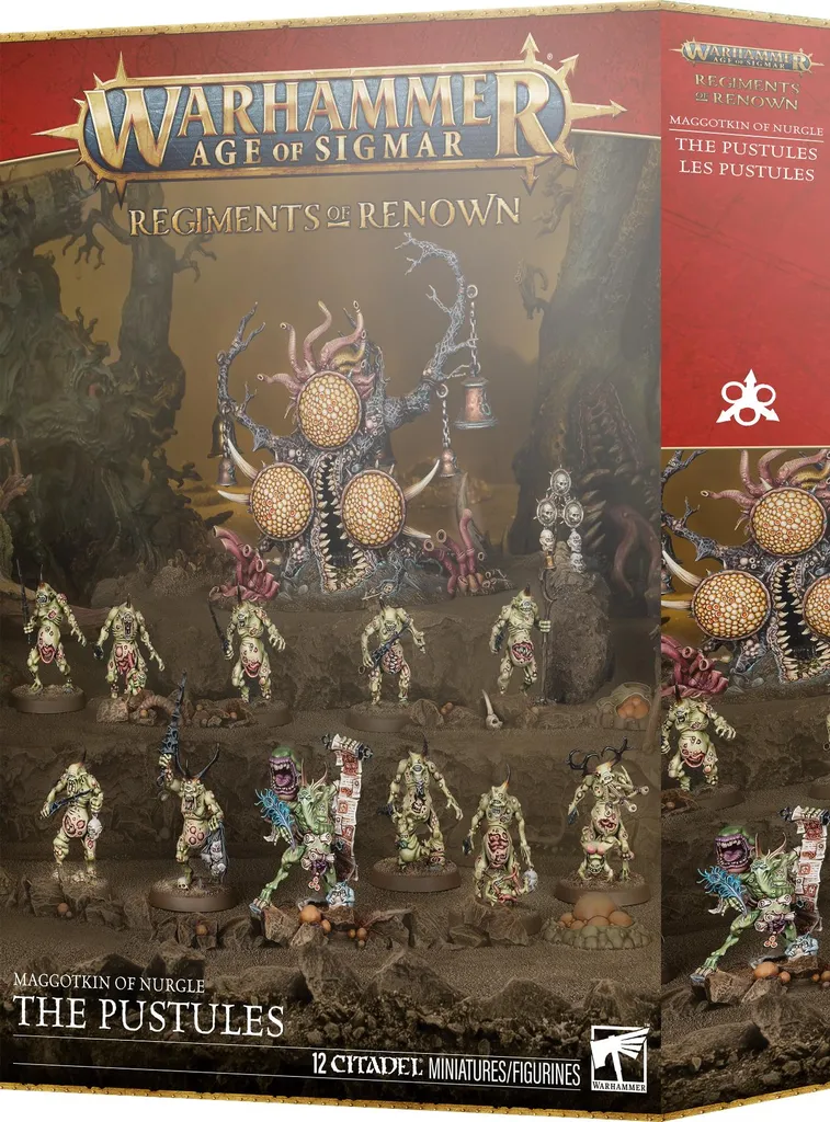 Figurines Maggotkin of Nurgle Les Pustules : Contrez l'Adversaire