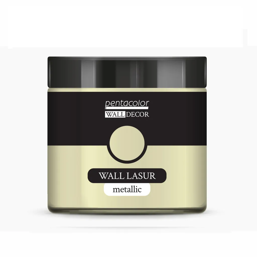 Lasure Métallique Blanc Perle 500ml : Peinture Décorative Effet Nacré