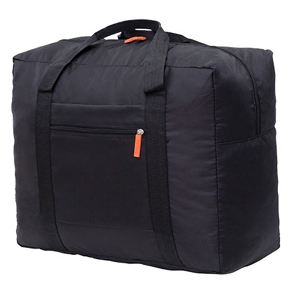 Nützlicher Reisejournal -Speicher Gepäckbeutel wasserdichtes Nylon -Kleidung Tasche Reisetasche-Schwarz