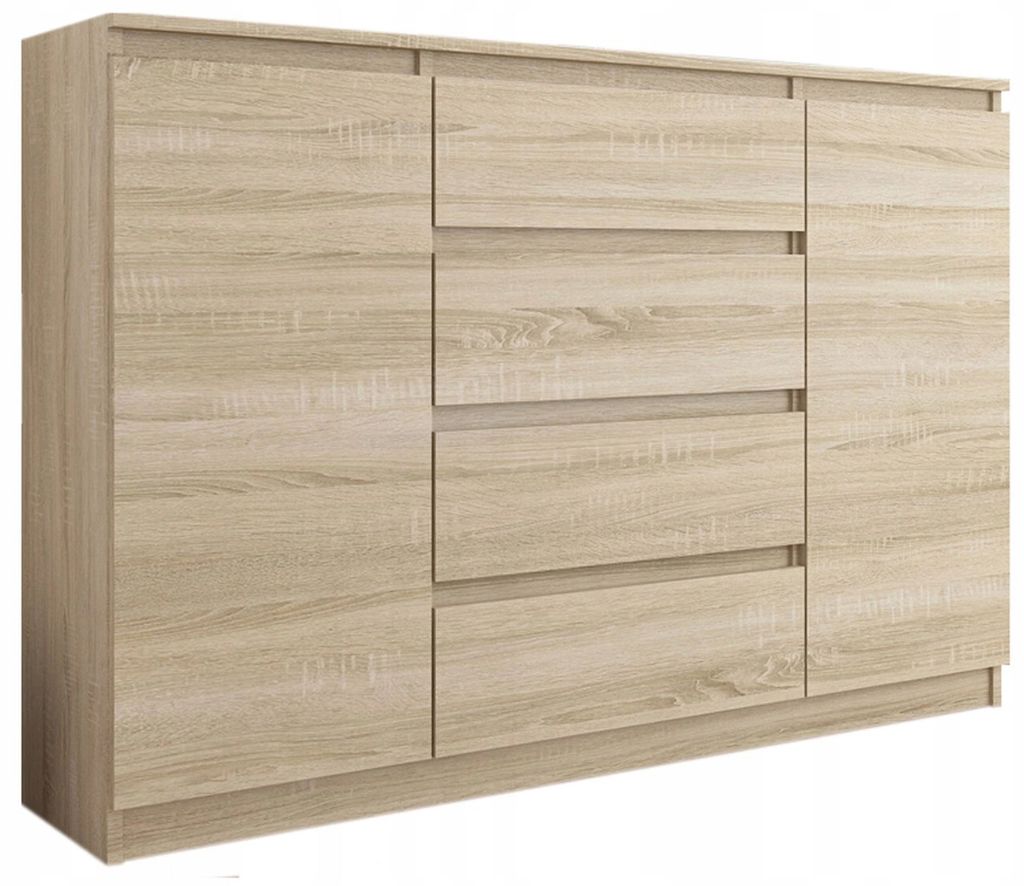 Framire Moderní komoda R-140-S4 dub Obrázek produktu 