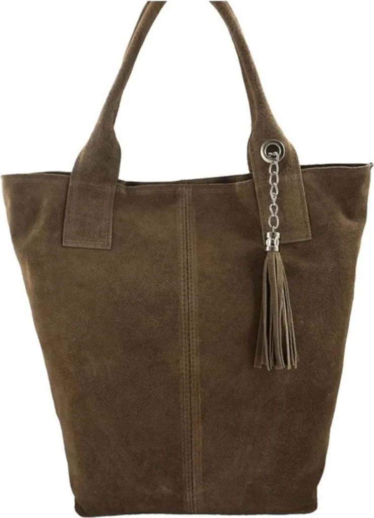 Barberini's Sacs 37589 : Grand sac à main en cuir italien véritable noir