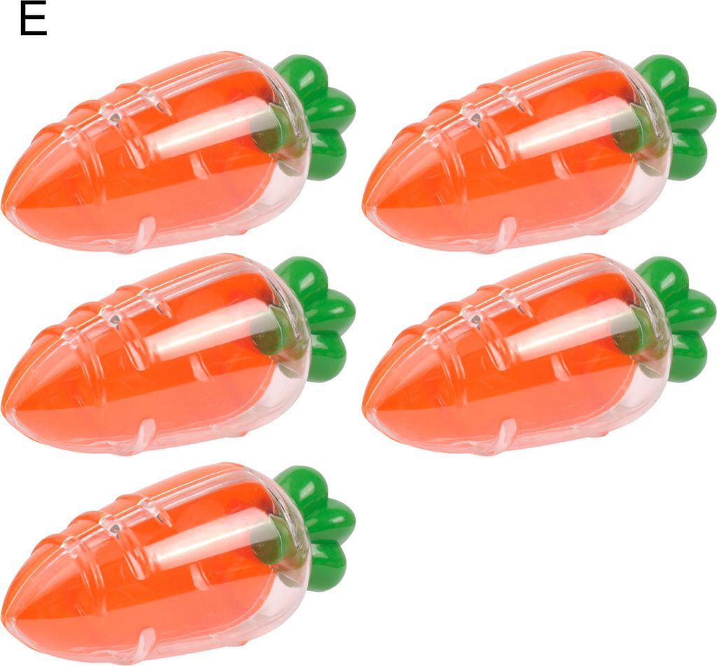 5pcs Candy Package Box Karotten Form Dekorative Plastik Schokoladenzucker Geschenkwickschachtel für Urlaub-E