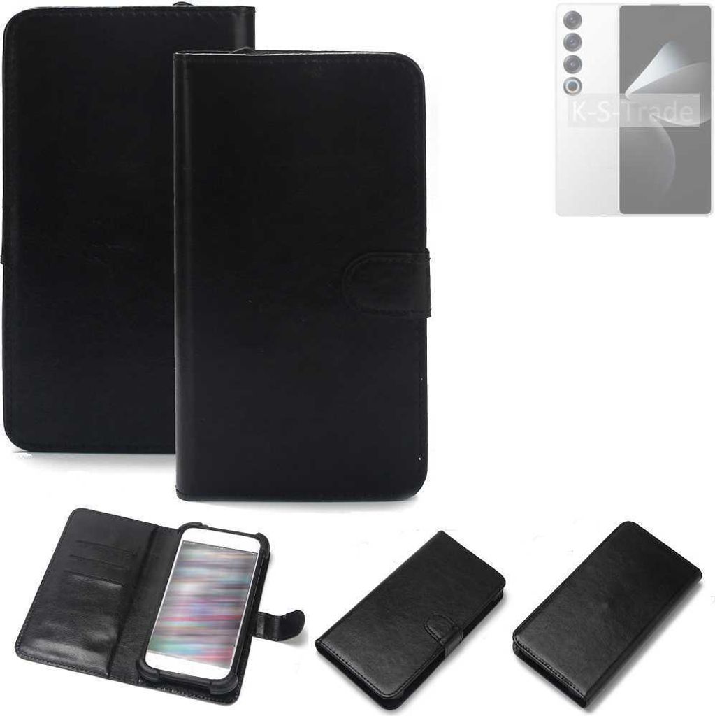 K-S-Trade Handyhülle Schutzhülle kompatibel mit Meizu 21 Pro Handy Schutz Hülle Handyhülle Bumper schwarz 1x
