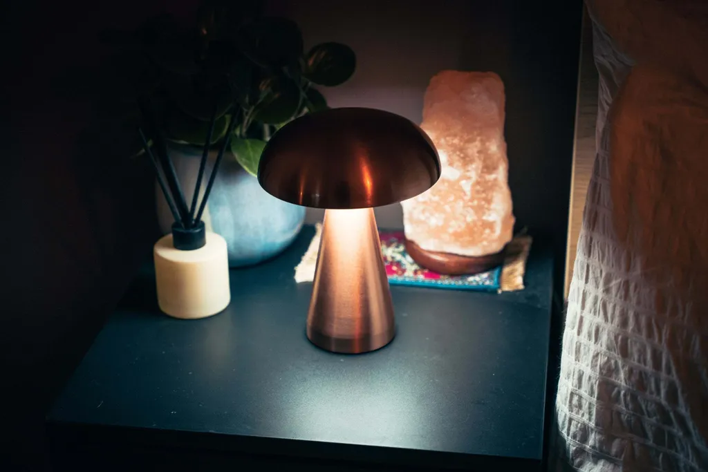 Lampada da Tavolo Touch Sofia Rosé Lusso | Design LED Ricaricabile - 8