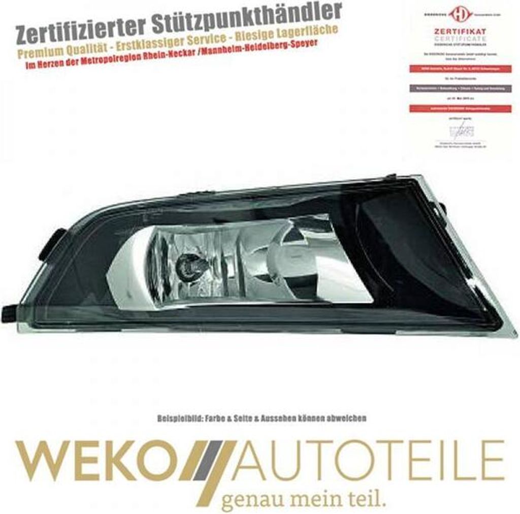Nebelscheinwerfer links DIEDERICHS 7807089 für SKODA