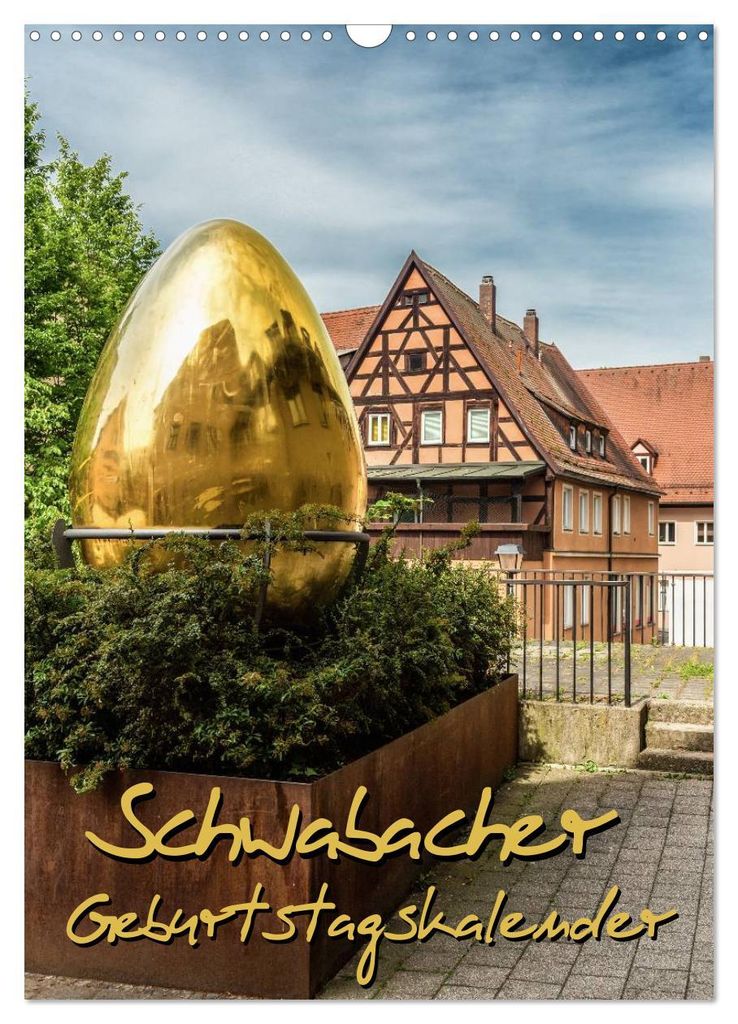Schwabach Geburtstagskalender (Wandkalender 2027 DIN A3 hoch), CALVENDO Monatskalender