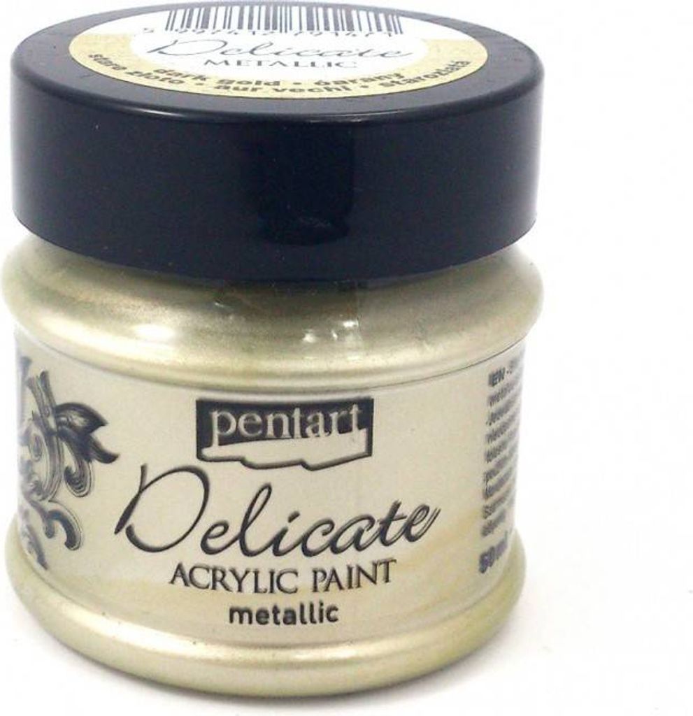 Metallic-Farbe Delicate - PENTART - Altgold / Dunkelgold 50ml