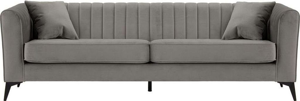 4-Sitzer Sofa Mary aus medizinischem Schaumstoff-Velluto 15-matte black