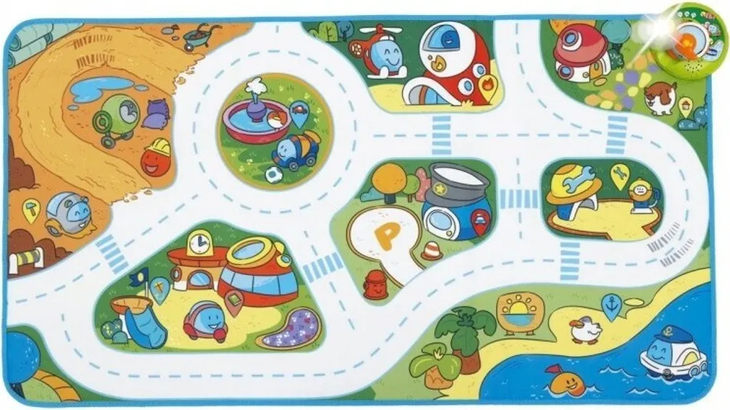 Tapis de Jeu Électronique Chicco Turbo Ball Ville : Jeu Actif 12m+
