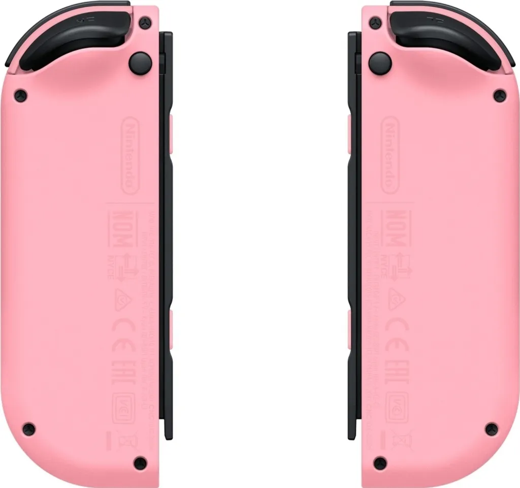 Contrôleurs Joy-Con Switch Rose Pastel Vibrations HD et Capteurs Six-Axis - 4