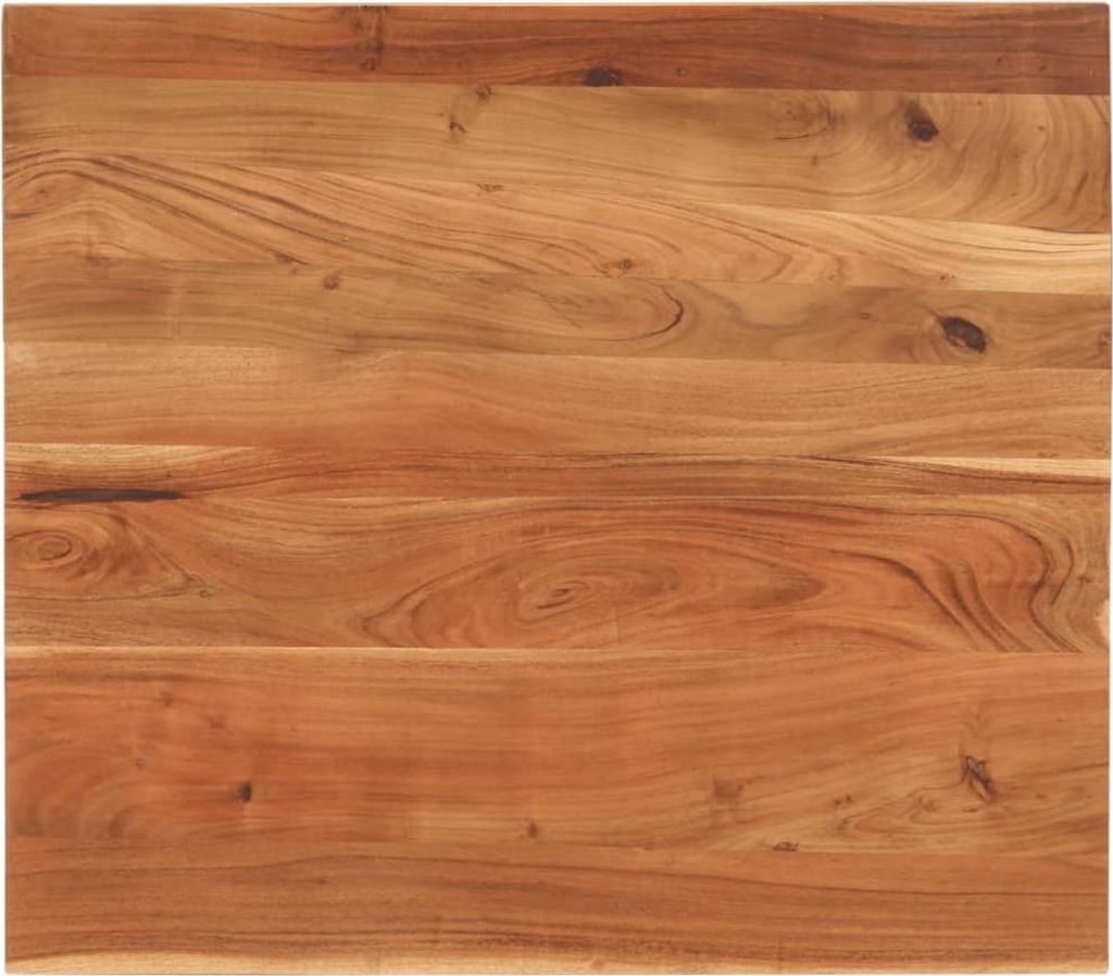 Tischplatte 110x80x3,8 cm Rechteckig Massivholz Akazie Produktbild 
