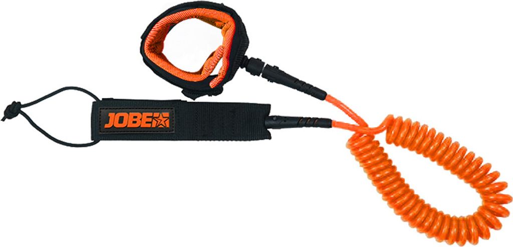 Jobe SUP Leash Coil, Smycz do deski surfingowej, Czarny, Zdjęcie produktu 