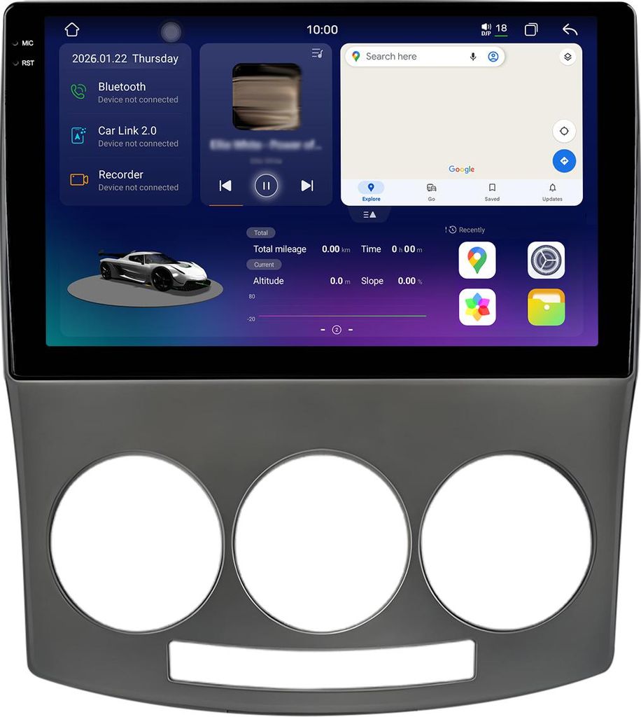 2k Display Android Radio 128GB für Mazda 5 2005–2015 Carplay Android Auto Navi 4G LTE Bluetooth DAB+ Rückfahrkamera Lenkradsteuerung