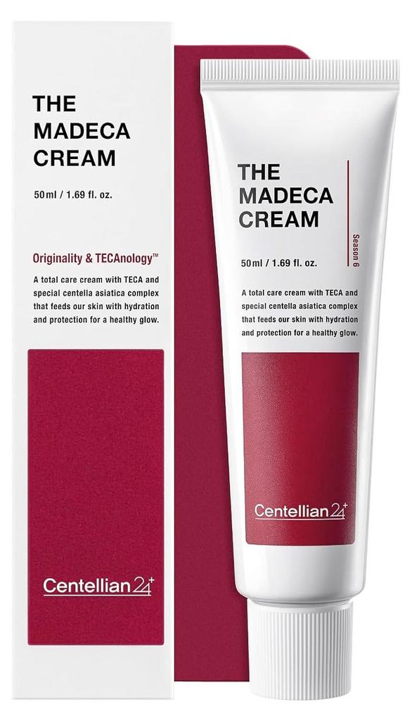 Centellian24 The Madeca Cream Season 6 50ml – Centella Asiatica Feuchtigkeitscreme mit TECA, Niacinamide & Ceramiden für trockene und sensible Haut