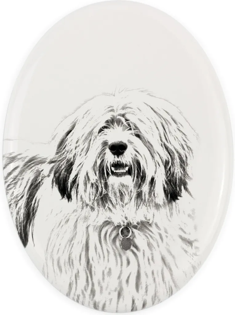Targa Pastore Polacco di Pianura Art-Dog | Lapide per Cani Esterno