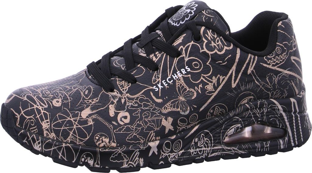 Skechers Damen Sneaker UNO schwarz Größe 36