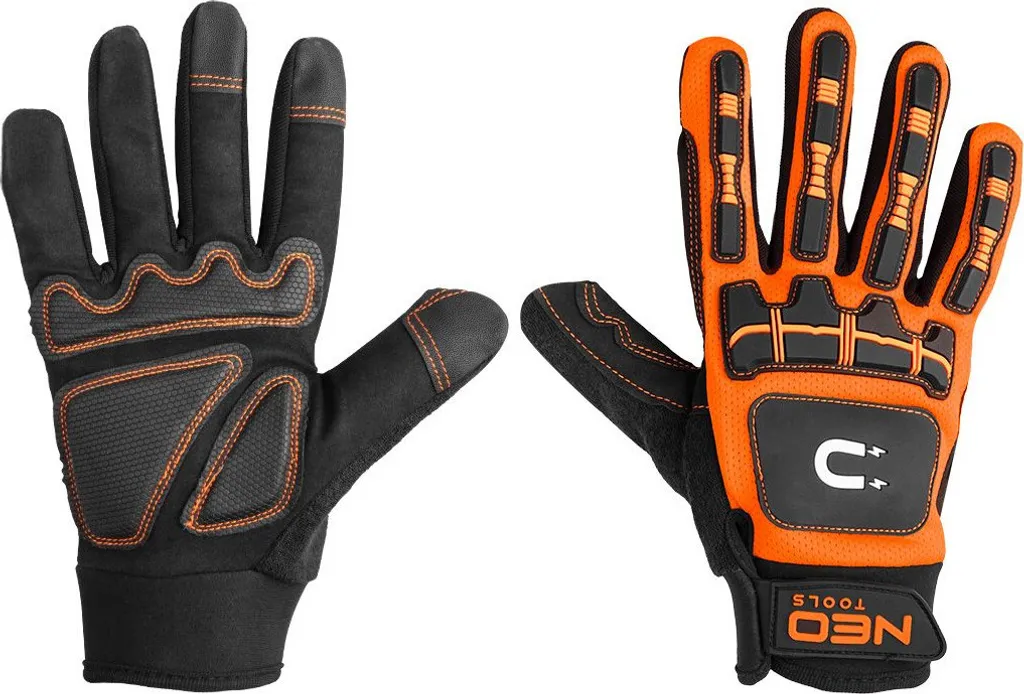 NEO TOOLS Gants de travail avec aimant et velcro taille 10 EN 388