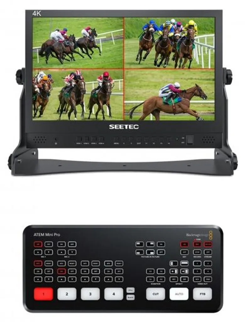 Mélangeur vidéo Blackmagic ATEM Mini Pro régie de diffusion Live HDMI