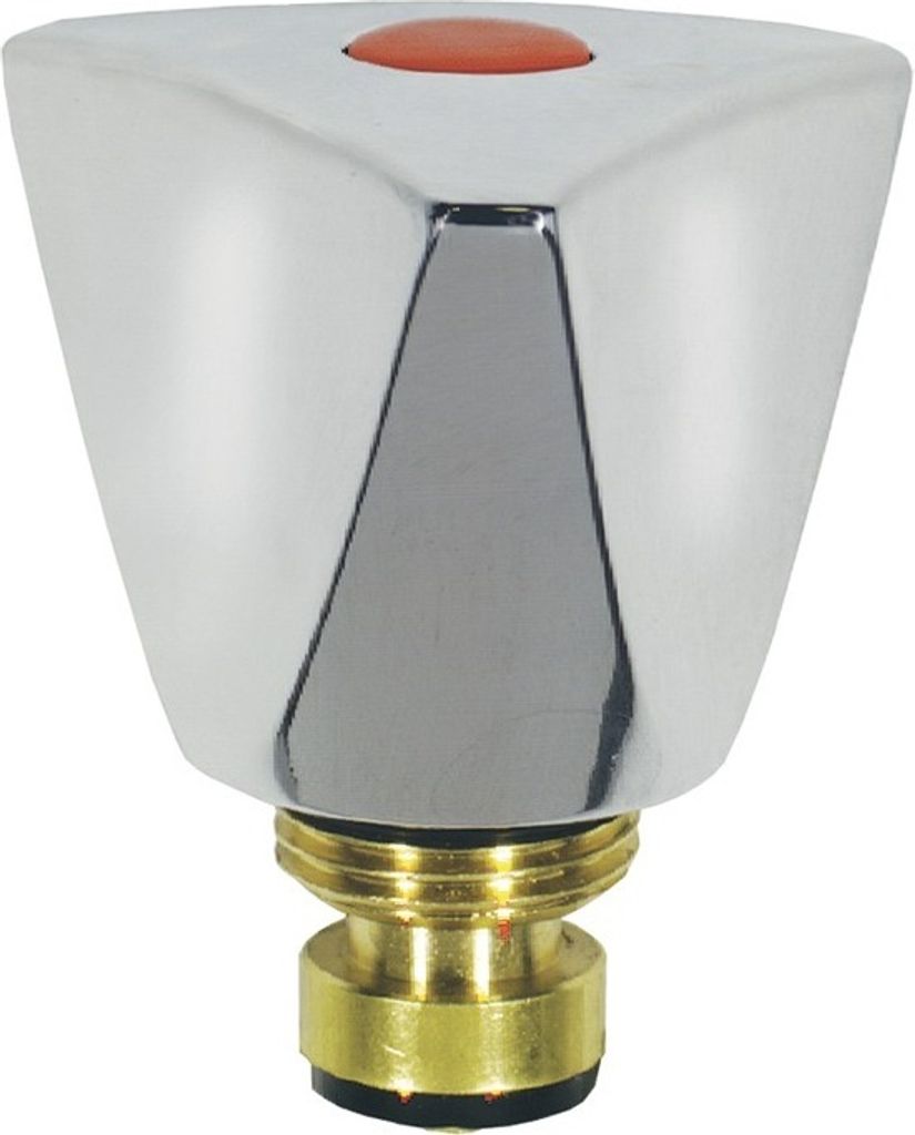easyPART passend für Divers Knebel 1/2" mit Innenoberteil Warmwasser rot für Armatur Sanitär