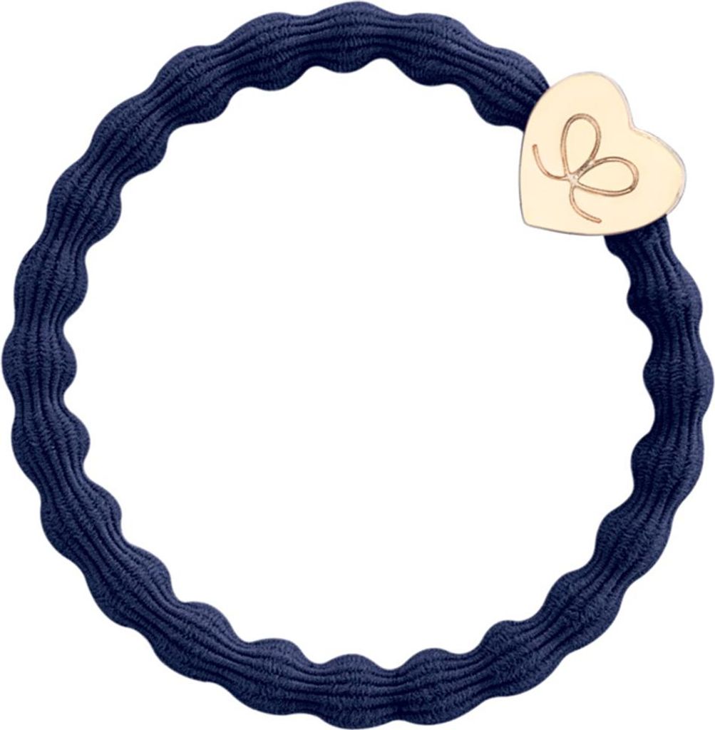 By Eloise London Gold Heart Navy Blue Produktbild 