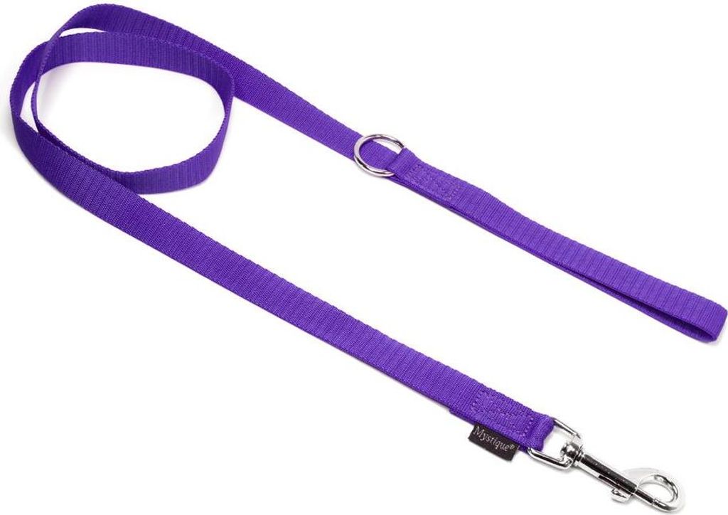Mystique Nylon Leine 20mm lila 1,5m mit HS