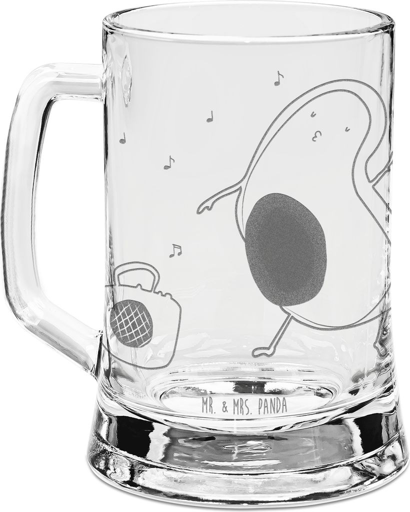 Mr. & Mrs. Panda Krug Avocado Tanzen - Transparent - Produktbild 