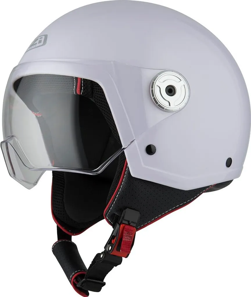 Casque intégral Nzi Vintage 3 blanc XS - Protection homologuée R22.05