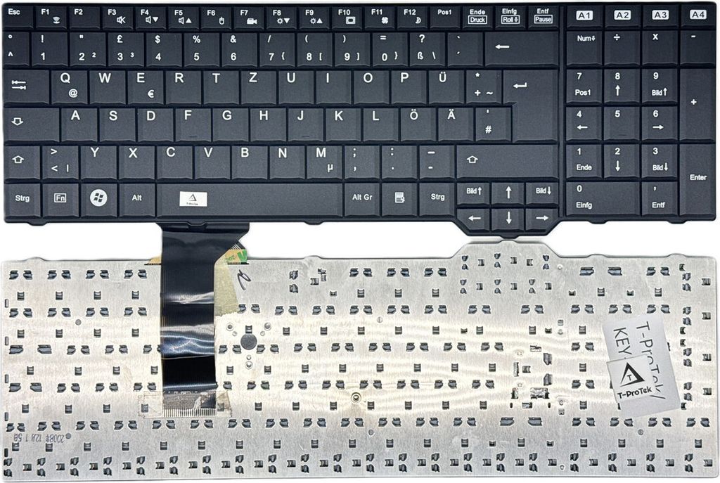 DEUTSCHE - Schwarz Tastatur Keyboard kompatibel für P/N: 10601103014