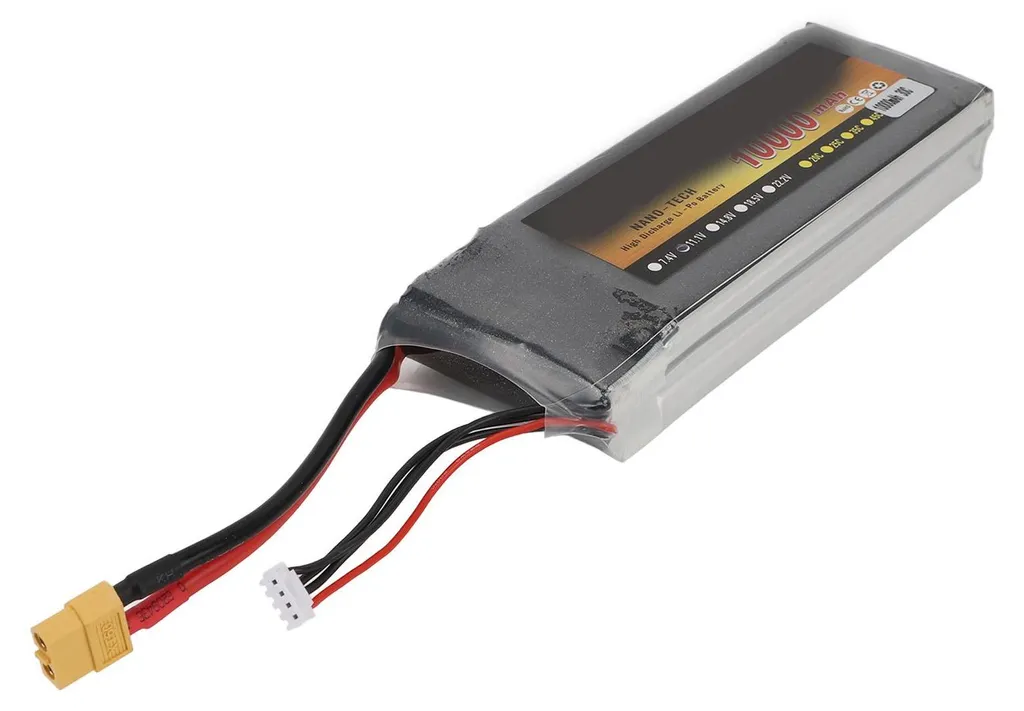 Batterie de Rechange 3S 11.1V 10000mAh XT60 pour Longue Autonomie RC