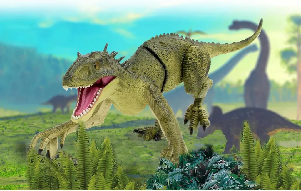 Dinosaure Robot Interactif Exoraptor Jamara Vert avec Télécommande 2,4GHz - 17