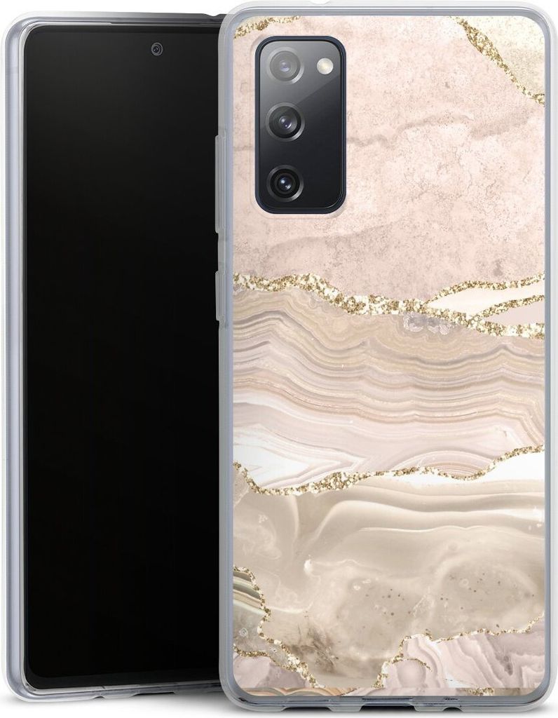 DeinDesign Handyhülle für Samsung Galaxy S20 FE 5G Silikon Hülle Case Smartphone Schutzhülle Glitzer Look Marmor Utart