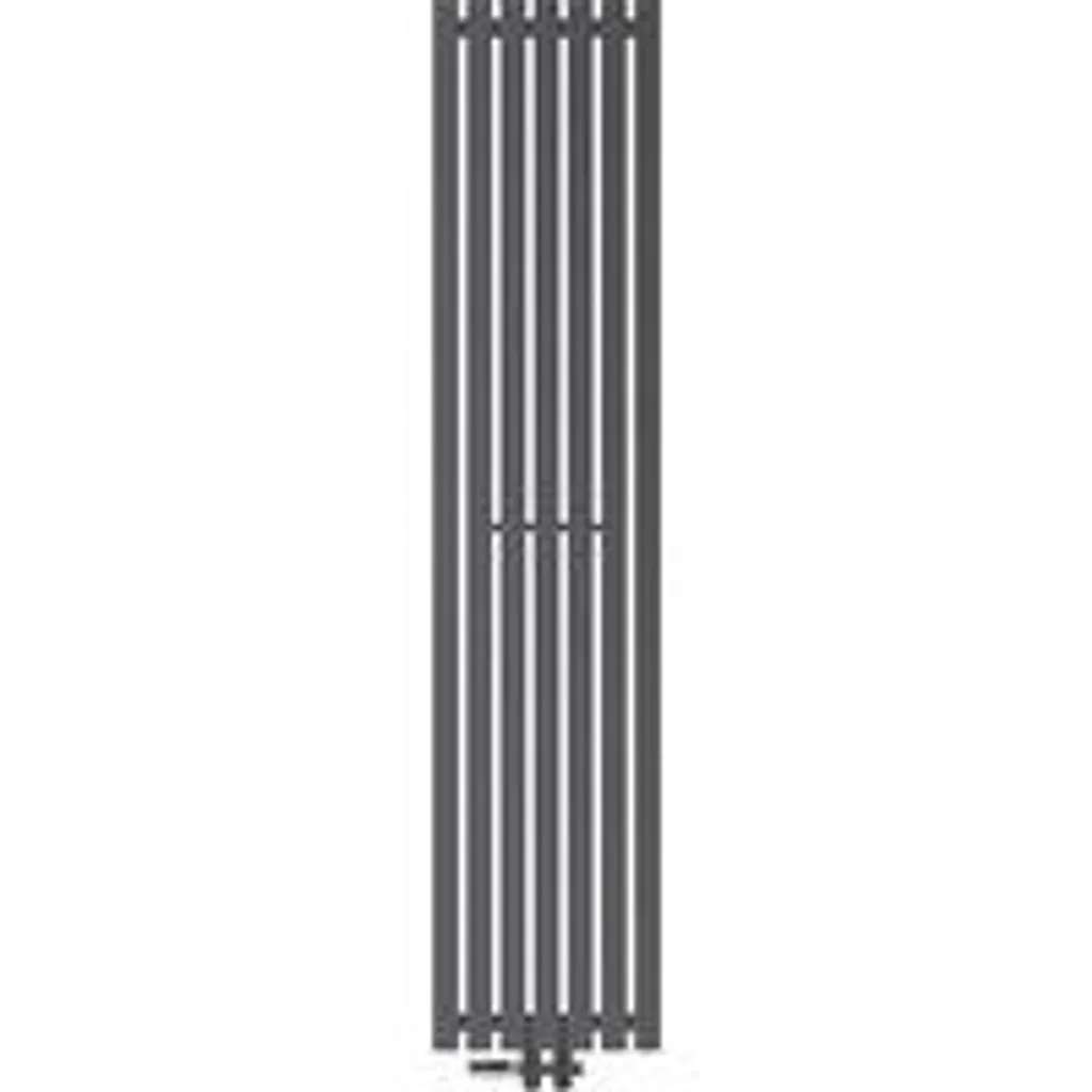 Radiateur vertical anthracite 37x160cm raccordement sol haute qualité
