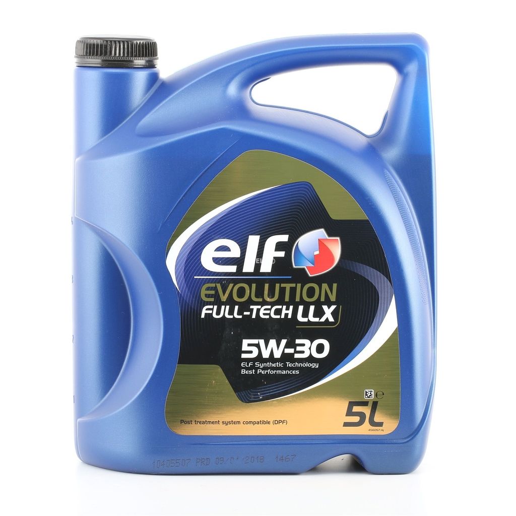 5 Liter ELF 5W-30 Evolution Full-Tech LLX MB 229.31 VW 504 Produktbild 