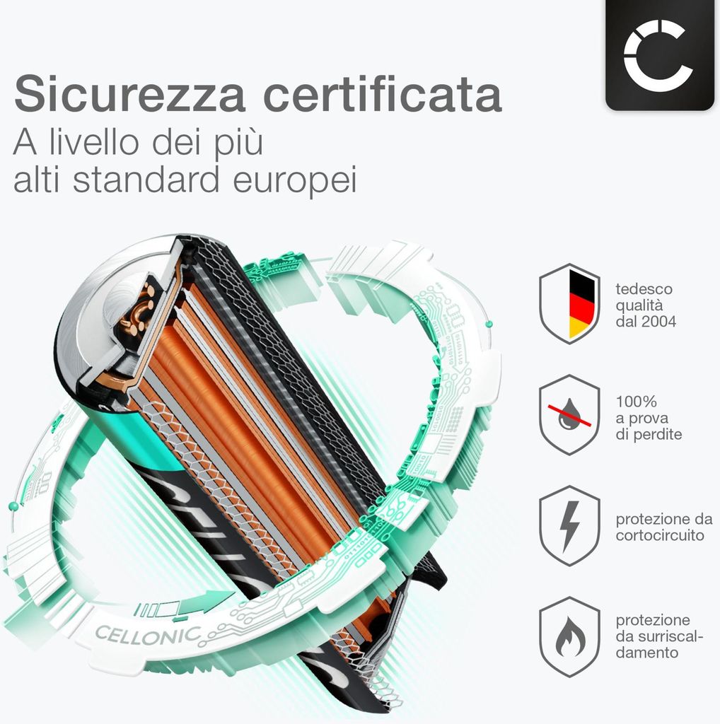 Batteria Ricambio CELLONIC 750mAh Per AVM Fritz!Fon C5, M2, C4 – Compatibile 312BAT006, BAK130506