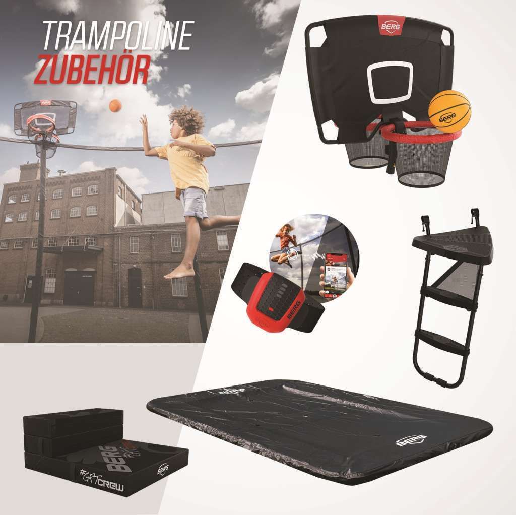 BERG Trampolin Oval Grand Champion Regular 520 Grey / grau Produktbild 18