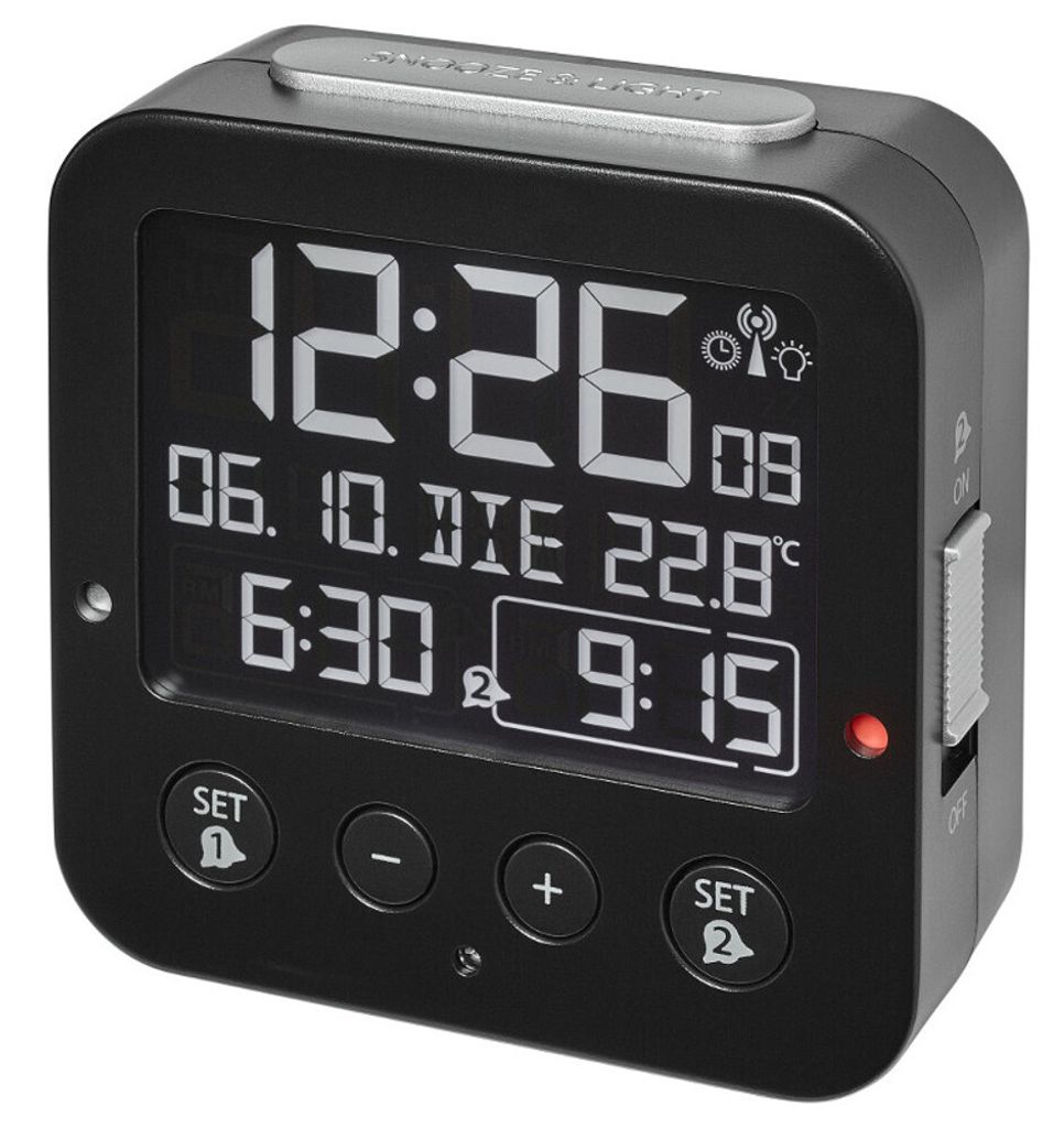 Digitaler Funk-Wecker Bingo TFA 60.2531.01 mit Produktbild 