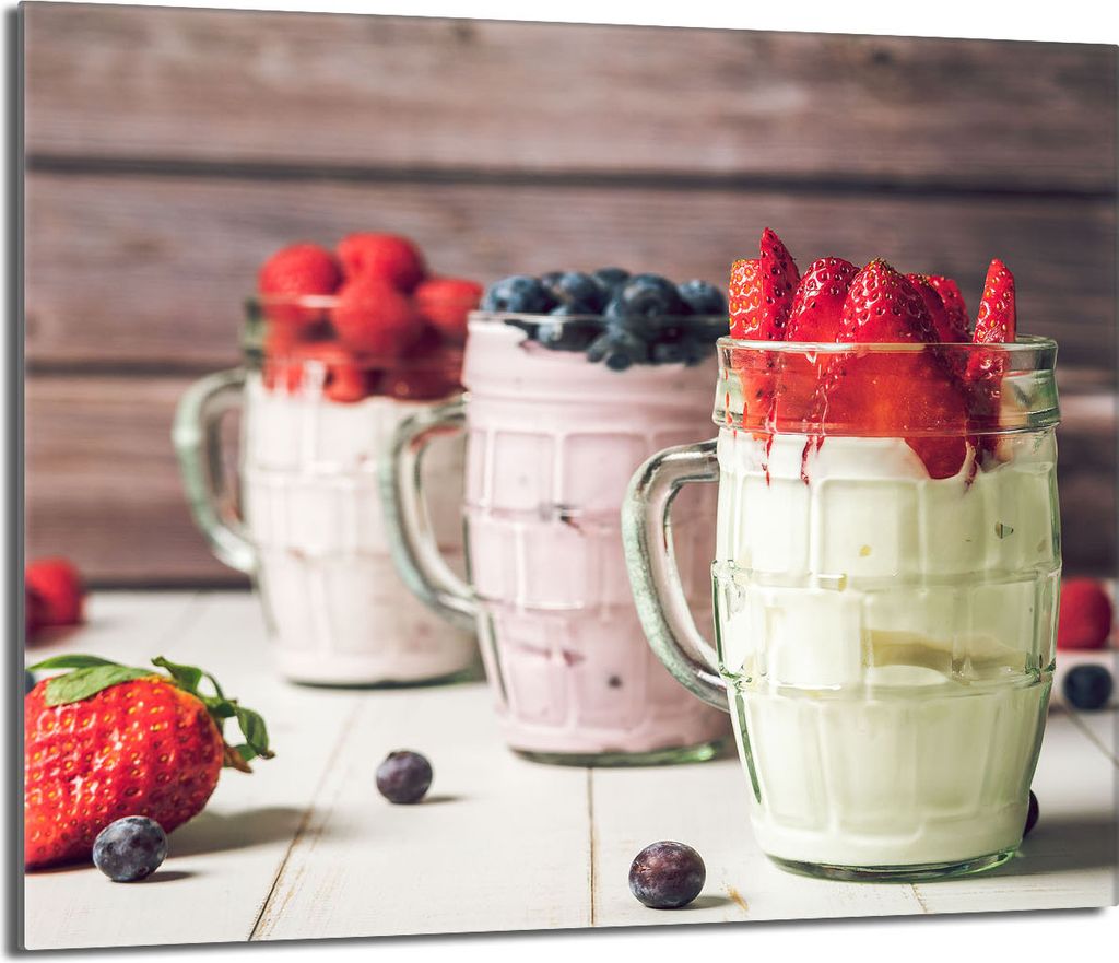 Glasschutzplatte für den Herd 60x52 Dessert