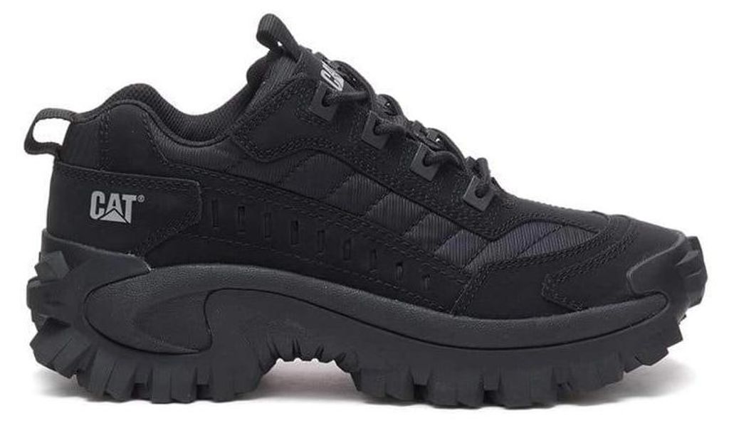 Caterpillar Intruder Herren Schwarz Sneaker Nubukleder Produktbild 