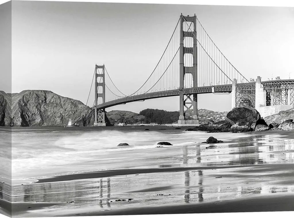 Tableau San Francisco pour salon : Toile Baker Beach format 100x70 cm
