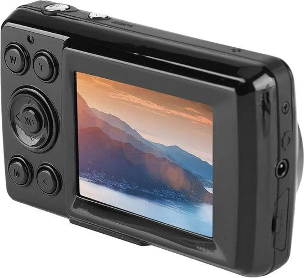 Petit appareil photo portable zoom 16x pour voyage et sorties en famille