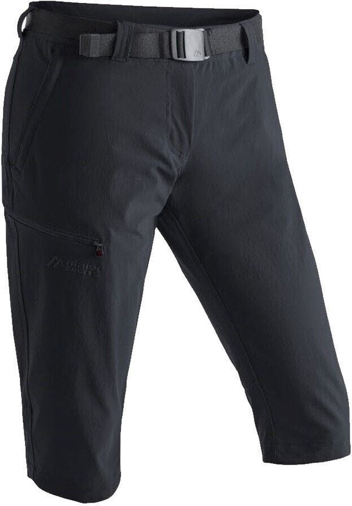 MAIER Sports Inara slim 3/4 Hose Damen schwarz 38