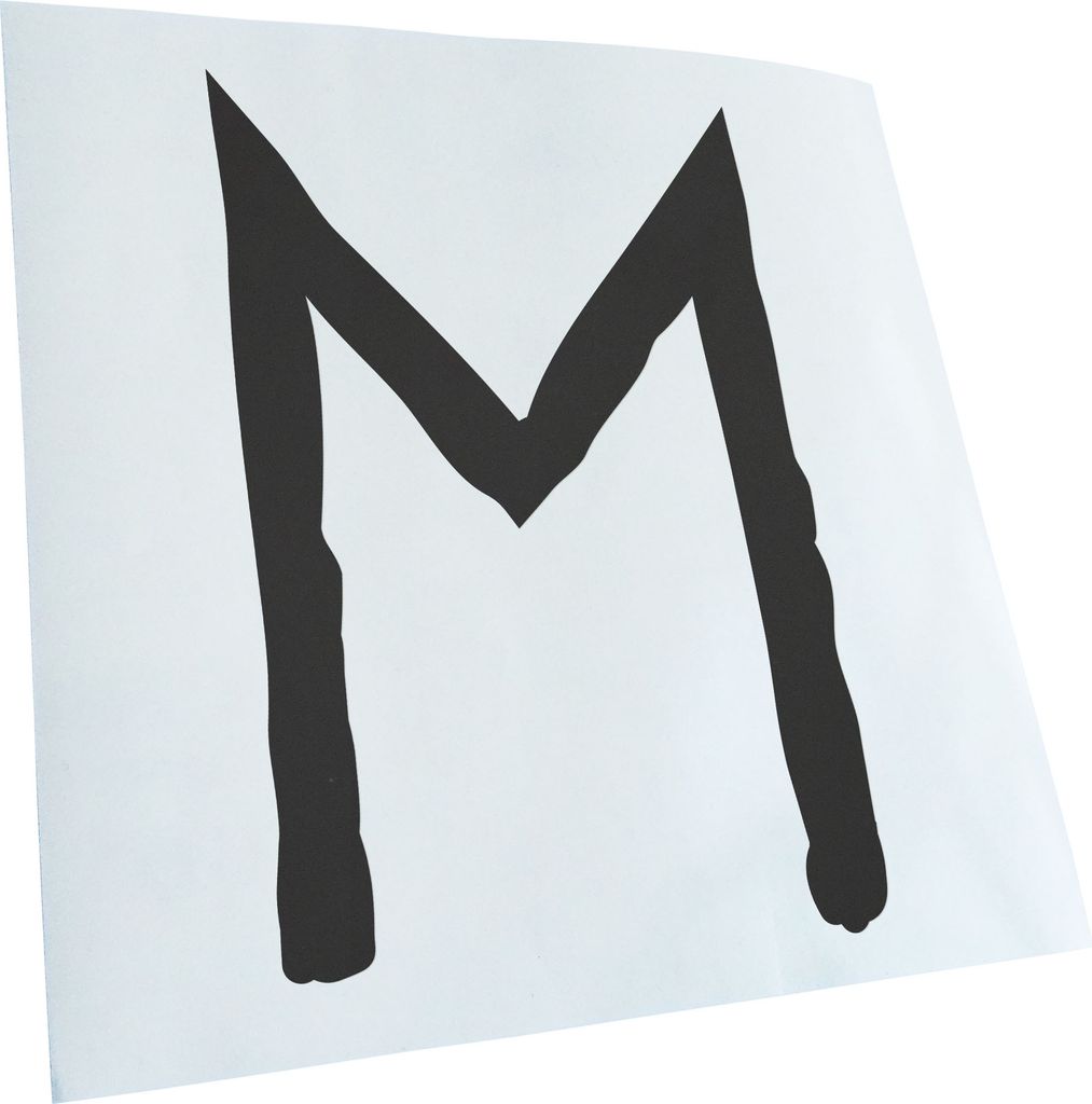 Kiwistar - Autoaufkleber - Futhark EHWAZ Rune - Neon Matt - Aufkleber für Auto Kfz Fahrrad, LKW, Truck Mofa