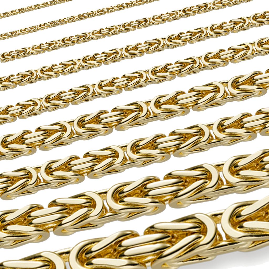 Goldkette Königskette Breite 3,5 mm 585 - 14 Karat Gold Produktbild 