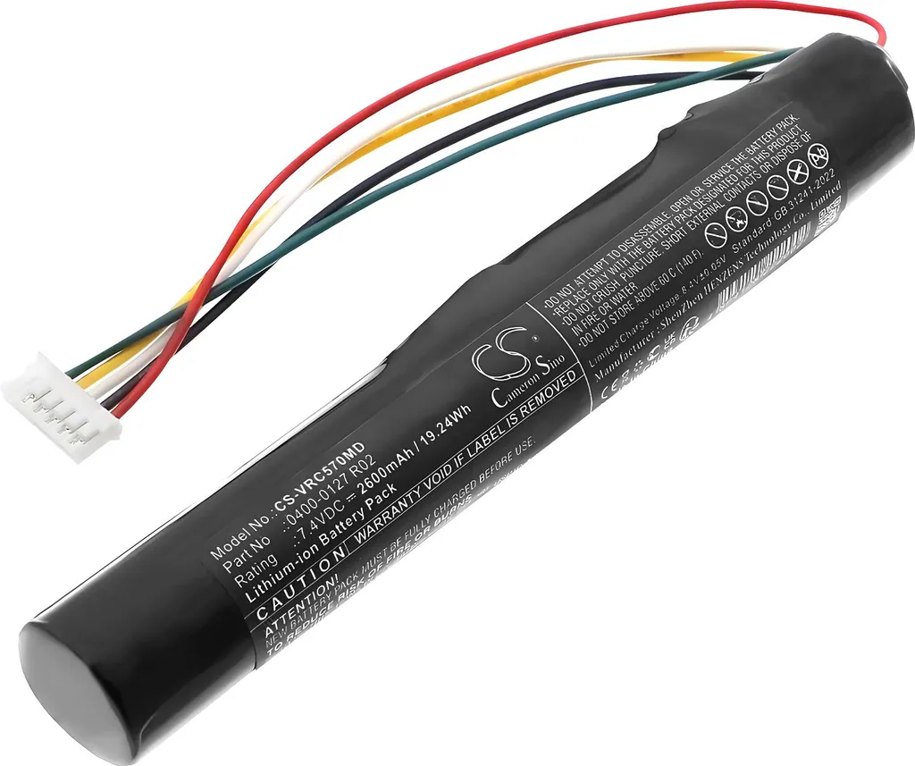 Batterie Techtek pour Verathon 0400-0102 GlideScope AVL Cobalt