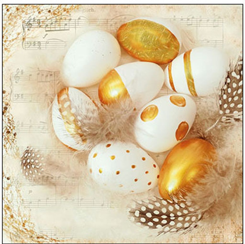 A - Ostern – Cocktail Servietten 25 x 25 cm – 3-lagig – 20 Servietten
