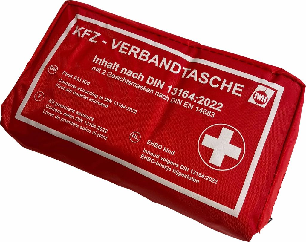 Borsa di pronto soccorso per auto IWH, contenuto DIN 13164, Immagine del prodotto 