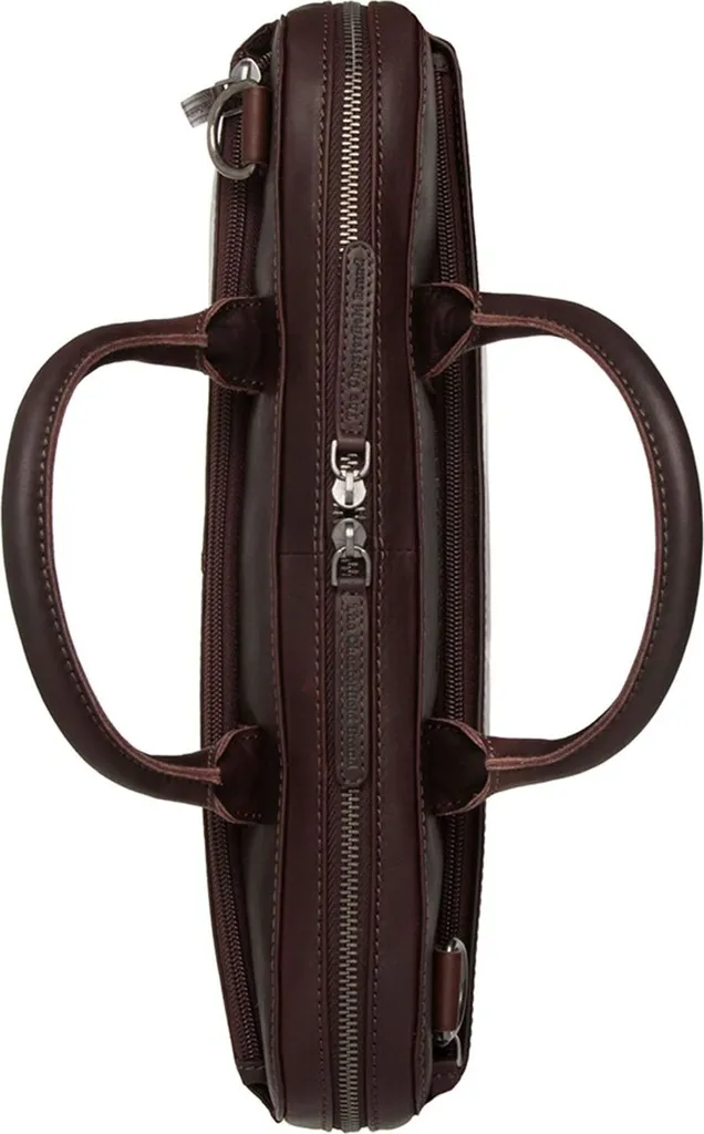Sacoche Tilbury The Chesterfield Brand en Cuir Marron pour Laptop 15"