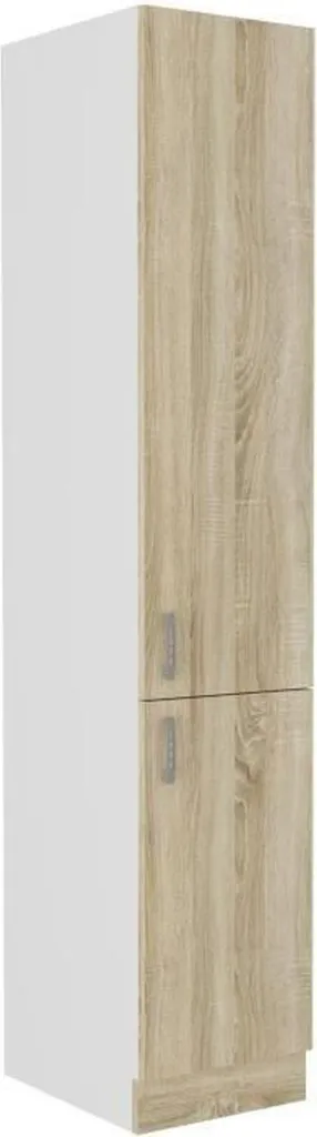 Meuble de rangement haut SARA pour buanderie ou bureau Chêne Sonoma
